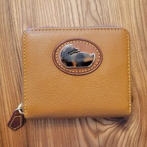 Dooney & Bourke Tan Wallet with Duck Logo